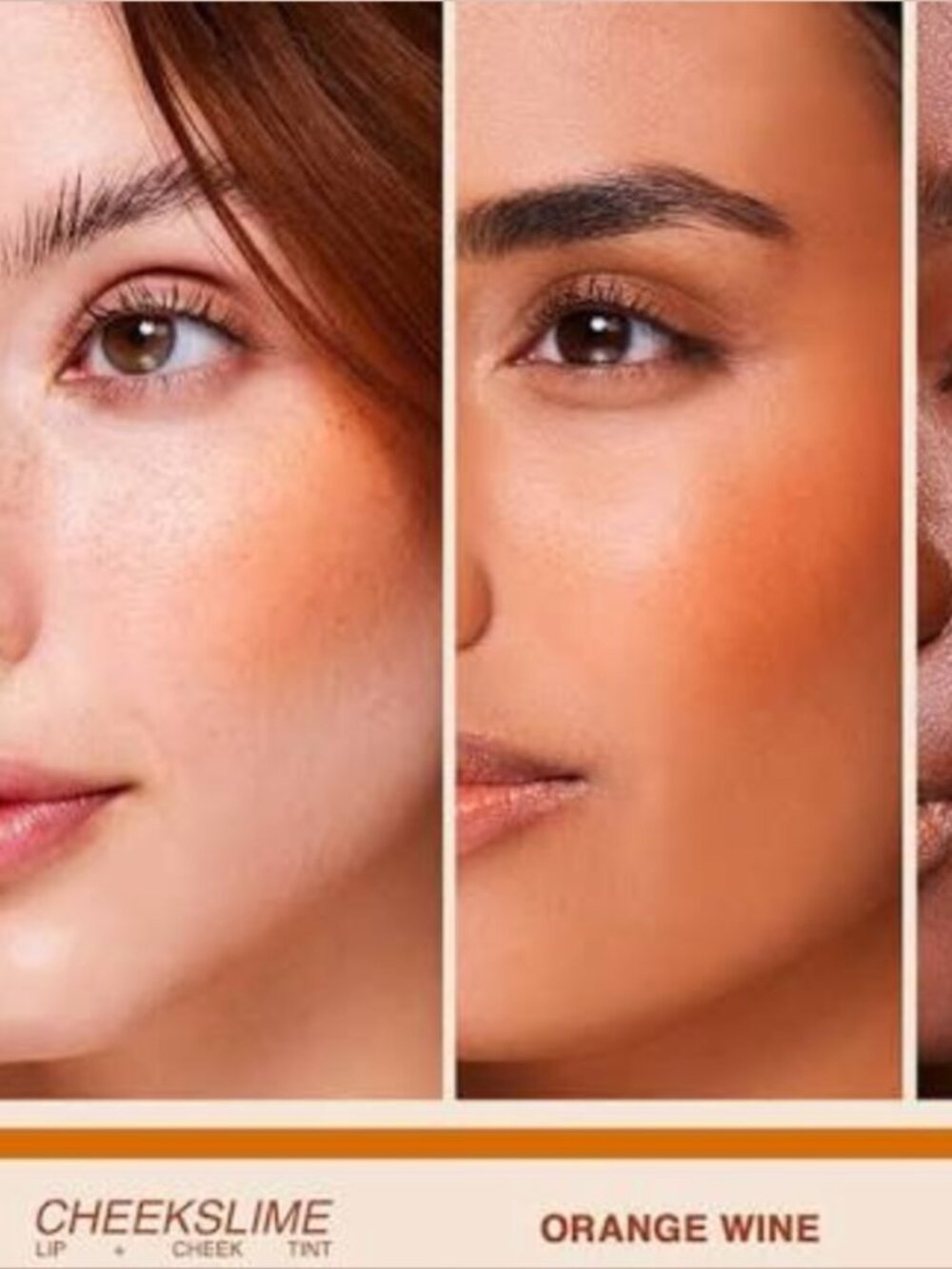Freck Beauty Blush Cheekslime Lip + Cheek Tint Orange Wine, New
